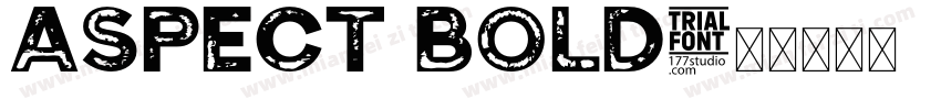 Aspect Bold字体转换
